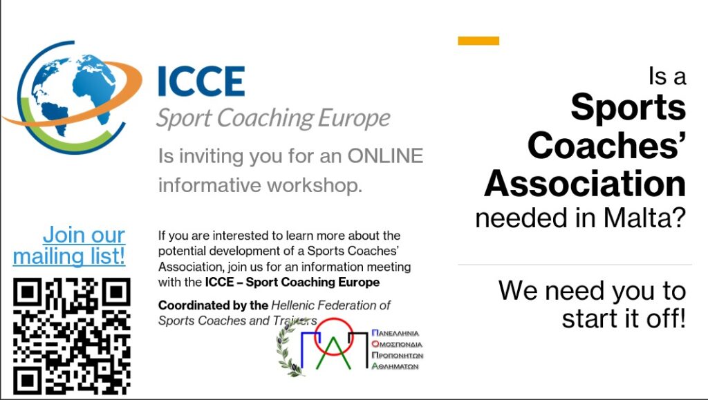Sport Coaching Europe – Information Meeting coming soon…