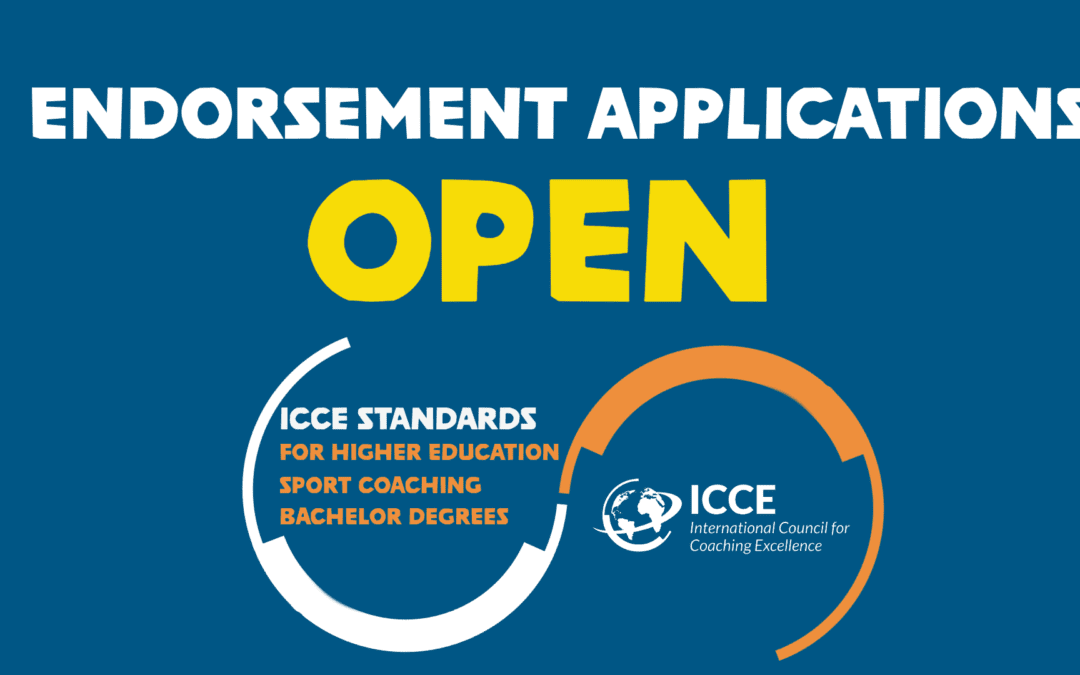 Ensure your Institution meets ICCE Standards for Higher Education in Sport Coaching.  Apply for endorsement today!